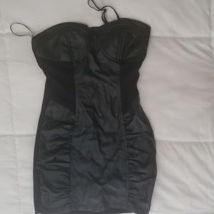 Black Pleather Dress